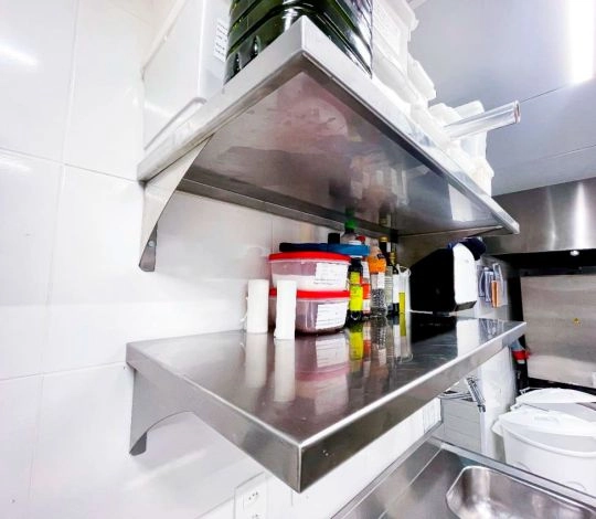 Prateleiras Aço Inox sob medida